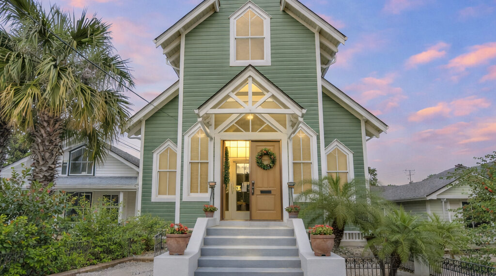 The Historic Little St. Augustine Chapel Turned Vacation Retreat